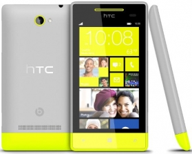 Смартфон HTC Windows Phone 8S grey/yellow T01151371 (Изл)