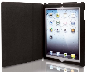 Чехол для планшетных компьютеров Denn для New iPad черный, DCA946N T01157103 (ПУ ВЭ)