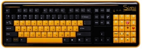 Клавиатура CBR Simple S18 Black