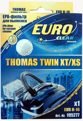 Фильтр для пылесоса Euro clean EUR-H16 HEPA, THOMAS Twin