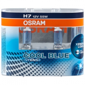 Лампа галогеновая Osram H7-12v 55w - PX26d +20% Cool Blue Intense DuoBox (64210CBI_DuoBox)