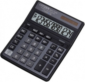Калькулятор Citizen SDC-740N темно-серый 14-разр.