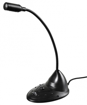 Микрофон Oklick MP-M012 1.8м черный