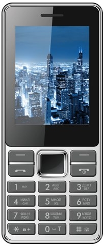 Мобильный телефон Vertex D514 Silver/black