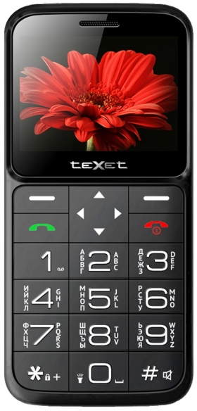 Мобильный телефон Texet TM-B226 Black Red