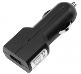 Автомобильное зарядное устройство Prime Line (2204) USB 1000 mA, черный