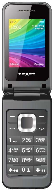 Мобильный телефон Texet TM-204 Anthracite