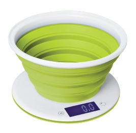 Весы кухонные StarWind SSK5575 белый/зеленый