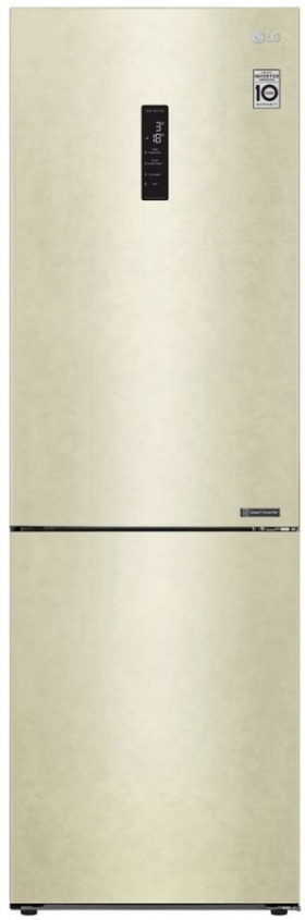 Холодильник LG GA-B459CESL бежевый